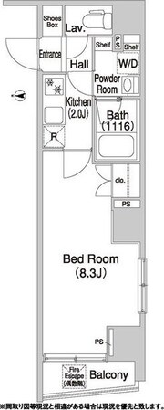 コンフォリア押上の物件間取画像